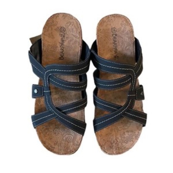 Bearpaw Kai Womens Black Slides Sandals Size 11 - Picture 4 of 9